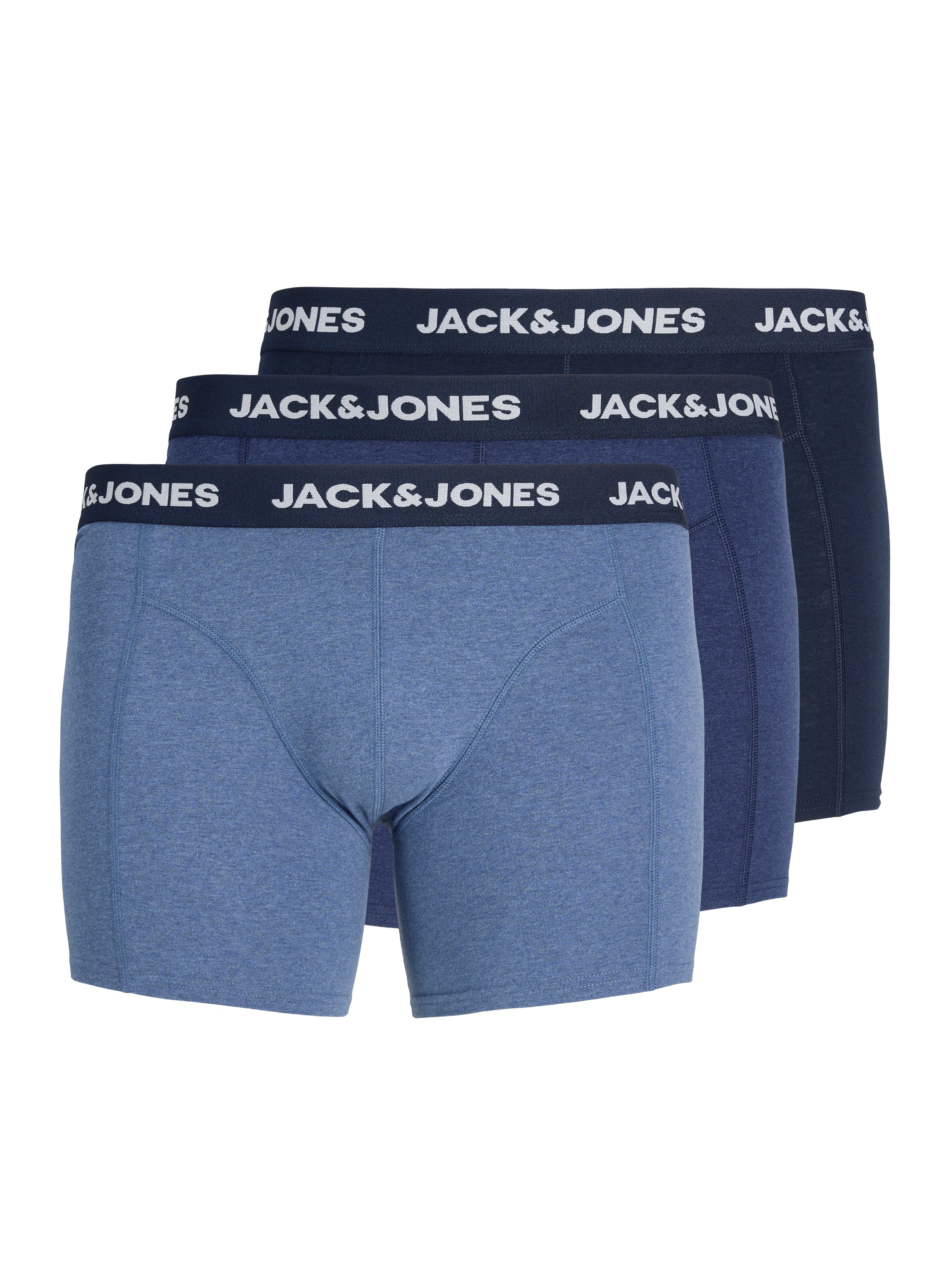 Boxers 'JACFax' JACK & JONES en bleu : devant