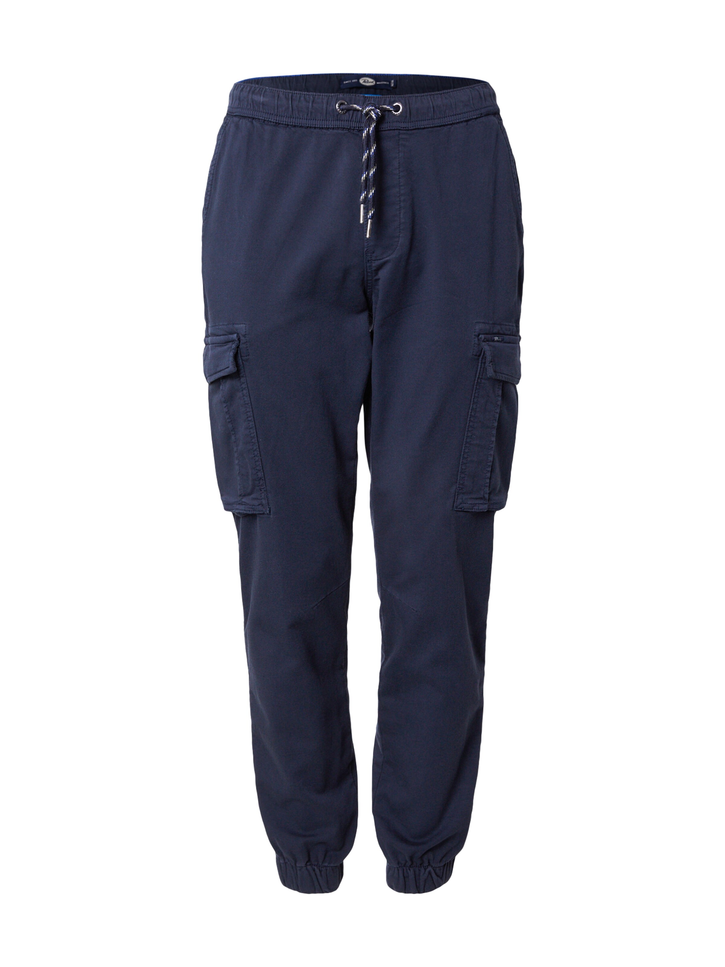 Petrol Industries Tapered Cargobukser i blå: forside