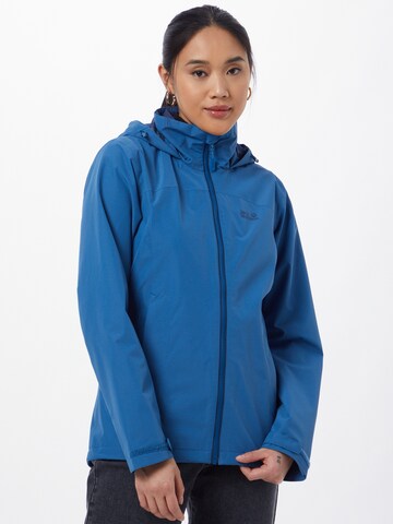 JACK WOLFSKIN Outdoorjas 'Evandale' in Blauw: voorkant