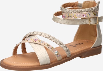s.Oliver Sandals in Gold: front