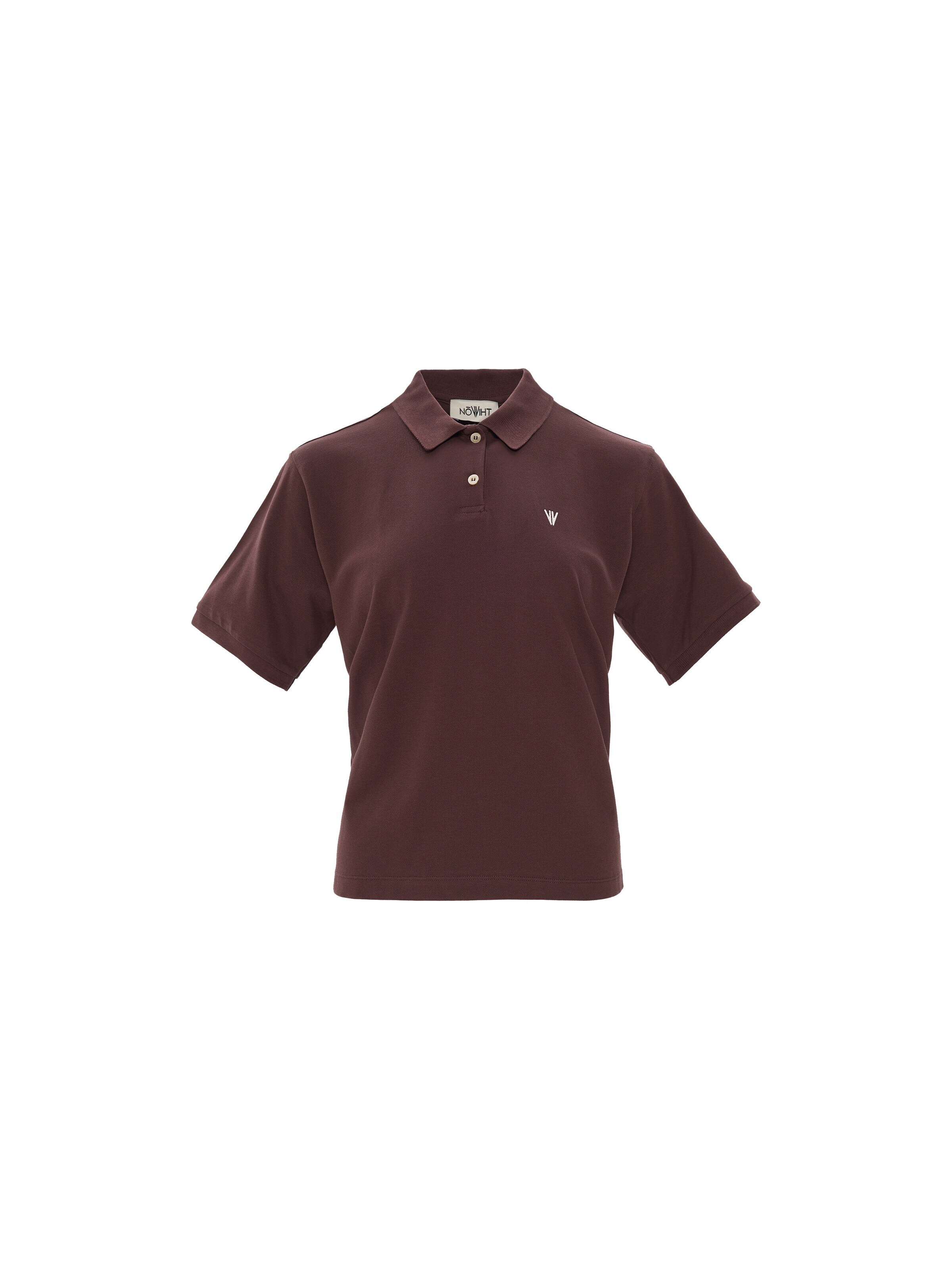 NOWIHT T-shirt 'Ondine' i brun: framsida