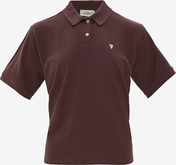 NOWIHT T-shirt 'Ondine' i brun: framsida