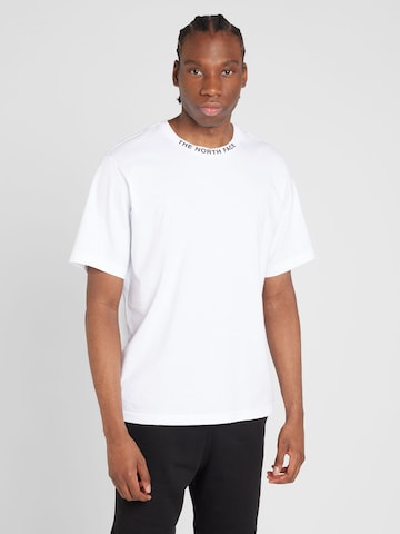 THE NORTH FACE Bluser & t-shirts 'ZUMU' i hvid: forside