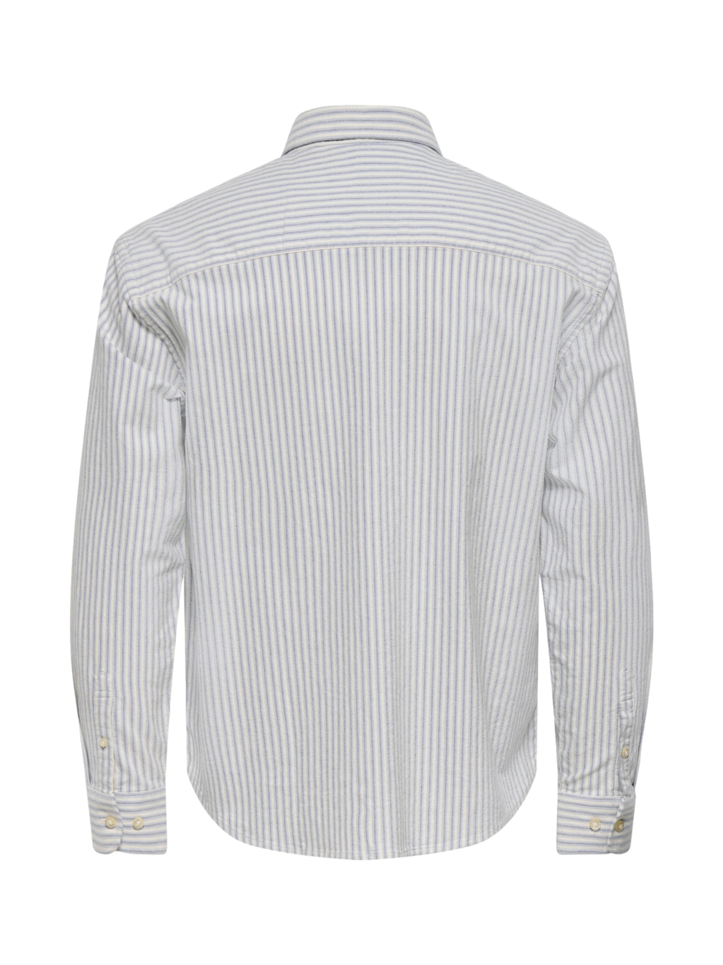Regular fit Cămașă 'ONSOXFORD' de la Only & Sons pe alb