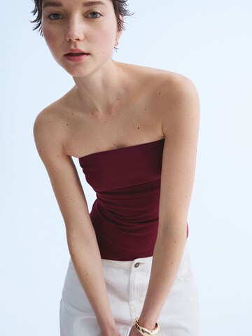 Bershka Top in Red: front