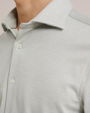 WE Fashion Slim fit Koszula w kolorze zielony