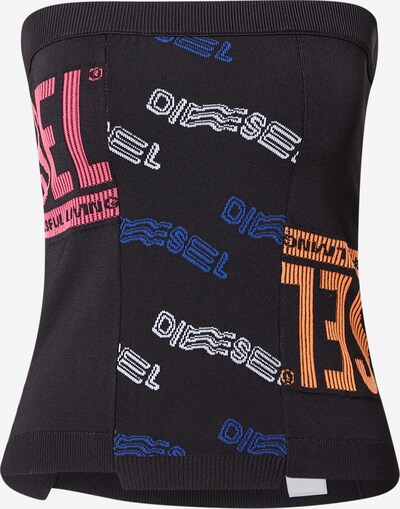 DIESEL Gebreide top in de kleur Donkerblauw / Donkeroranje / Pink / Zwart / Wit, Productweergave