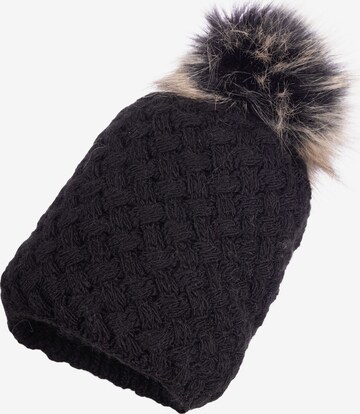 Cassandra Accessoires Beanie 'Linn' in Black: front