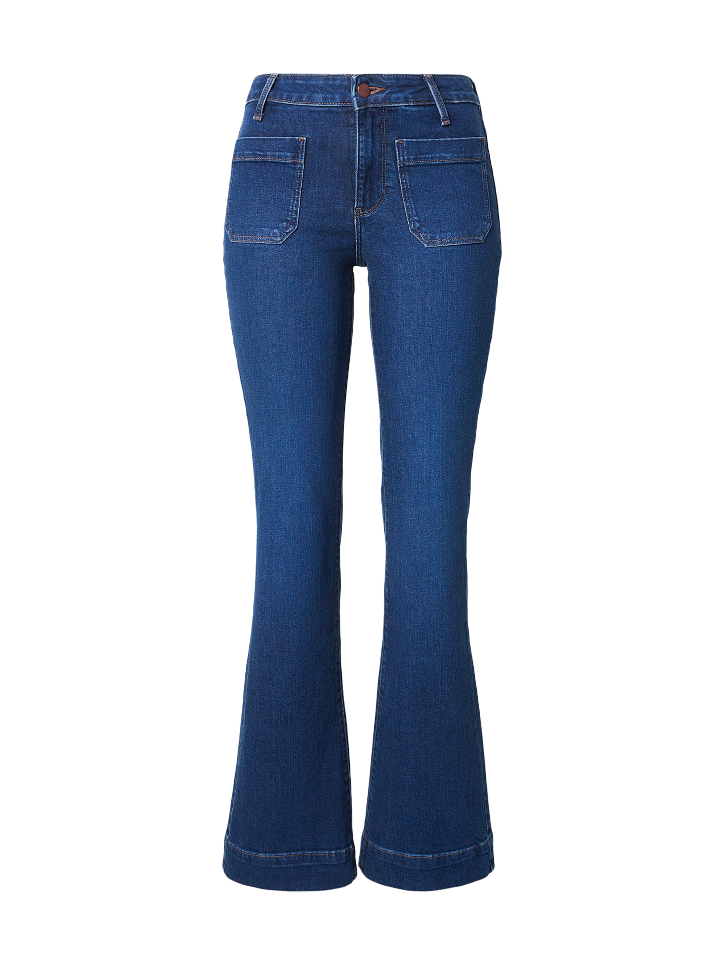 Evazați Jeans de la WRANGLER pe albastru: față