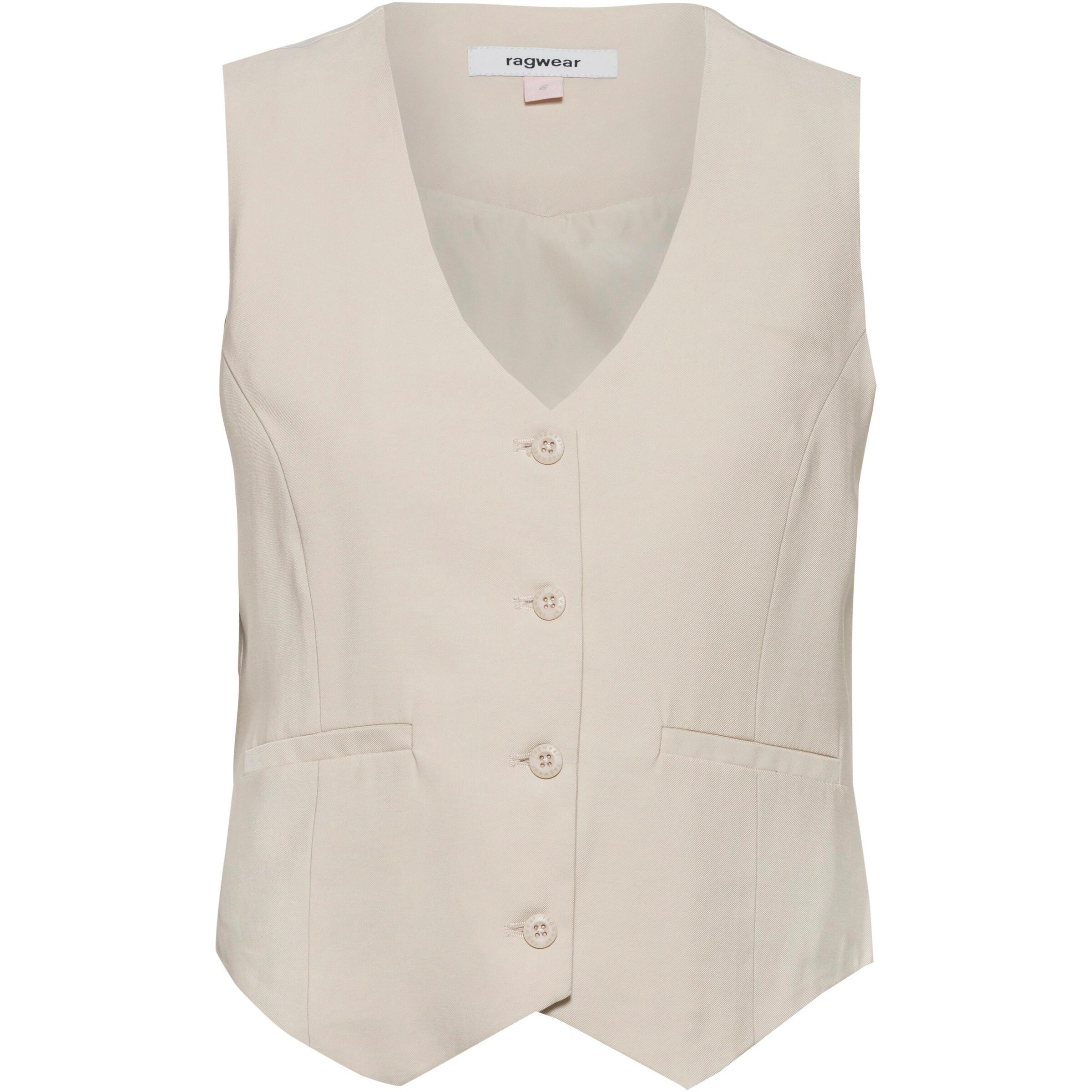 Ragwear Vest 'Shafron' in Beige: front