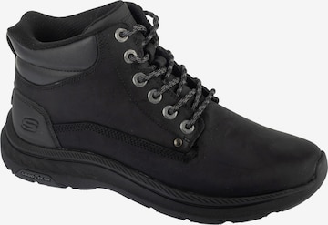 SKECHERS Lace-Up Boots 'Pollard - Waylon' in Black: front