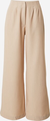 Pimkie Pleat-Front Pants 'PAULA' in Brown: front