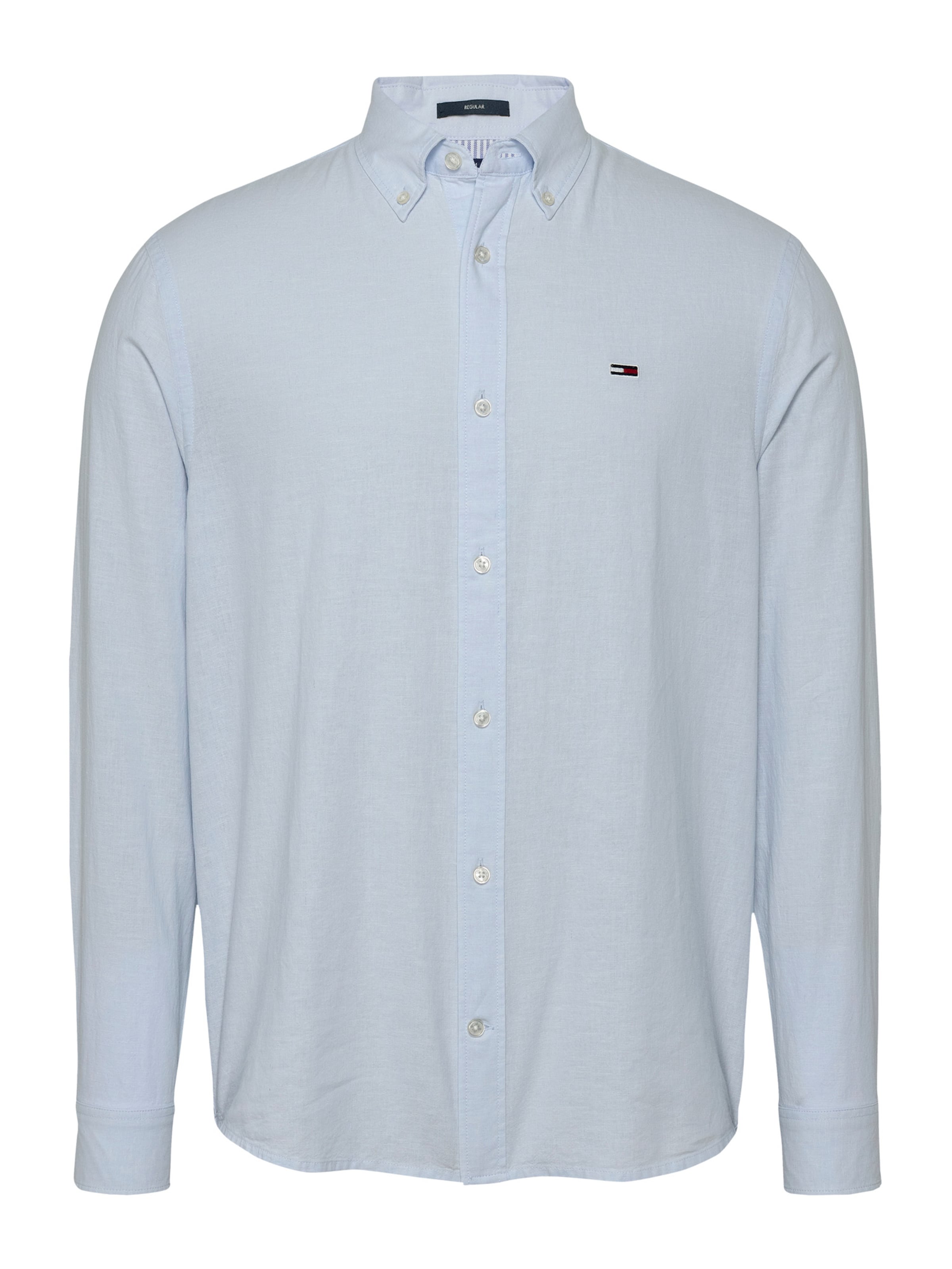 Tommy Jeans Средняя посадка Рубашка в Синий: спереди