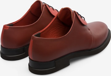 CAMPER Lace-Up Shoes 'Twins' in Red