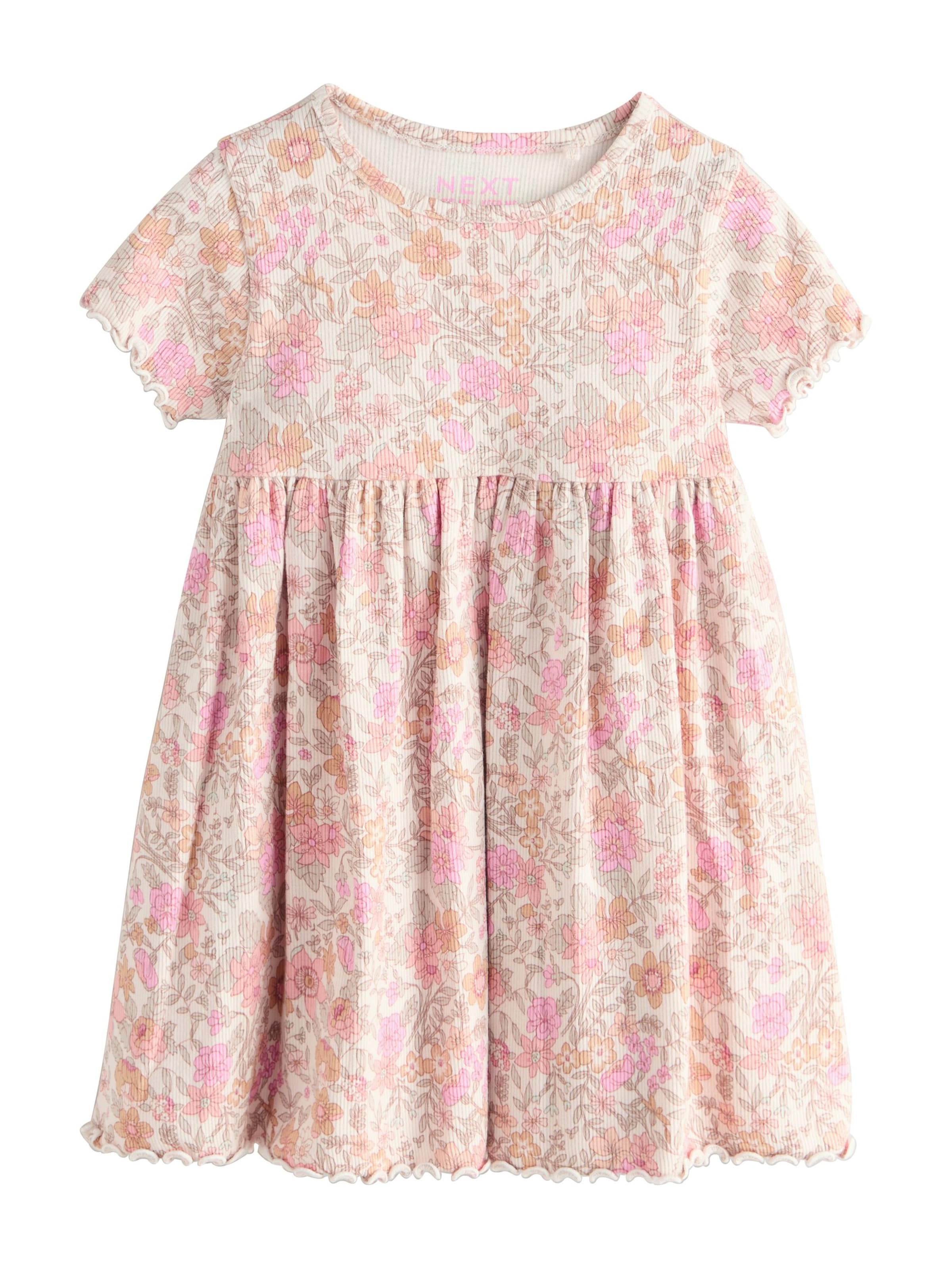 Next Платье в Ярко-розовый: спереди