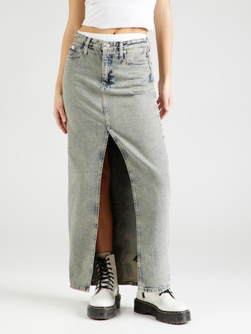 Calvin Klein Jeans Spódnica w kolorze niebieski: przód