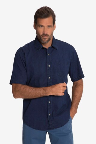 JP1880 Regular fit Button Up Shirt in Blue: front