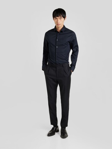 ARMANI EXCHANGE - Ajuste estrecho Camisa 'Tessuto' en azul