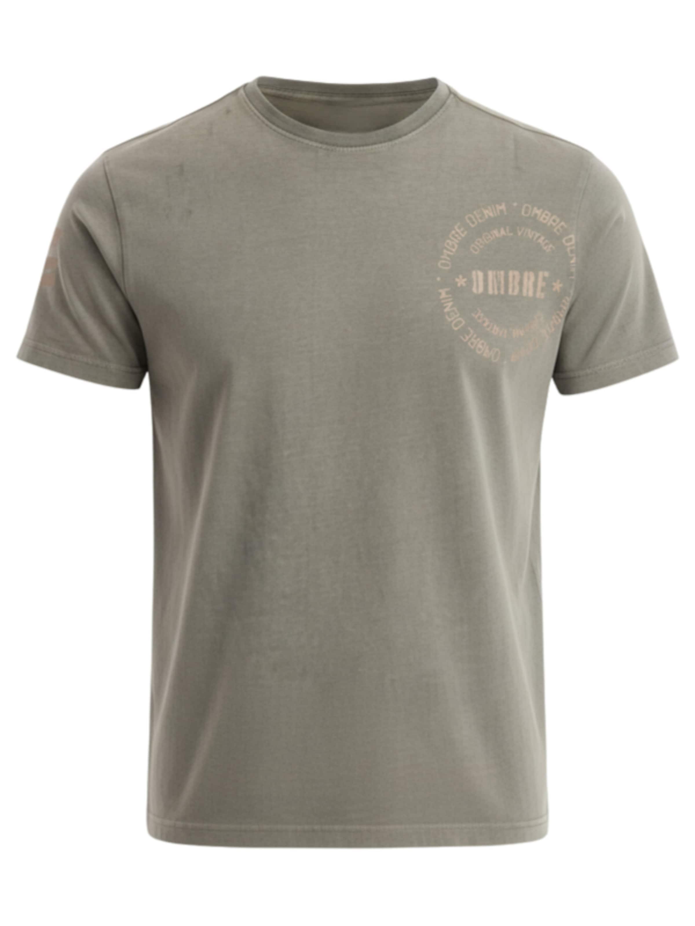 Ombre Shirt in Groen: voorkant