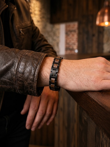 Holzwerk Bracelet 'NIERSEE' in Brown: front