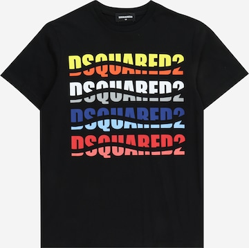 DSQUARED2 T-shirt i svart: framsida
