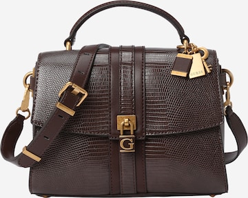 GUESS Handväska 'GINEVRA' i brun: framsida