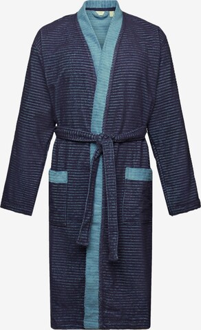 ESPRIT Short Bathrobe in Blue: front