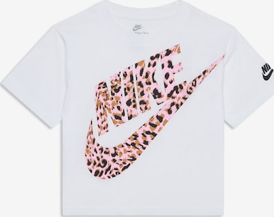 Nike Sportswear T-Shirt en 92-98 en pueblo / rose / noir / blanc, Vue avec produit