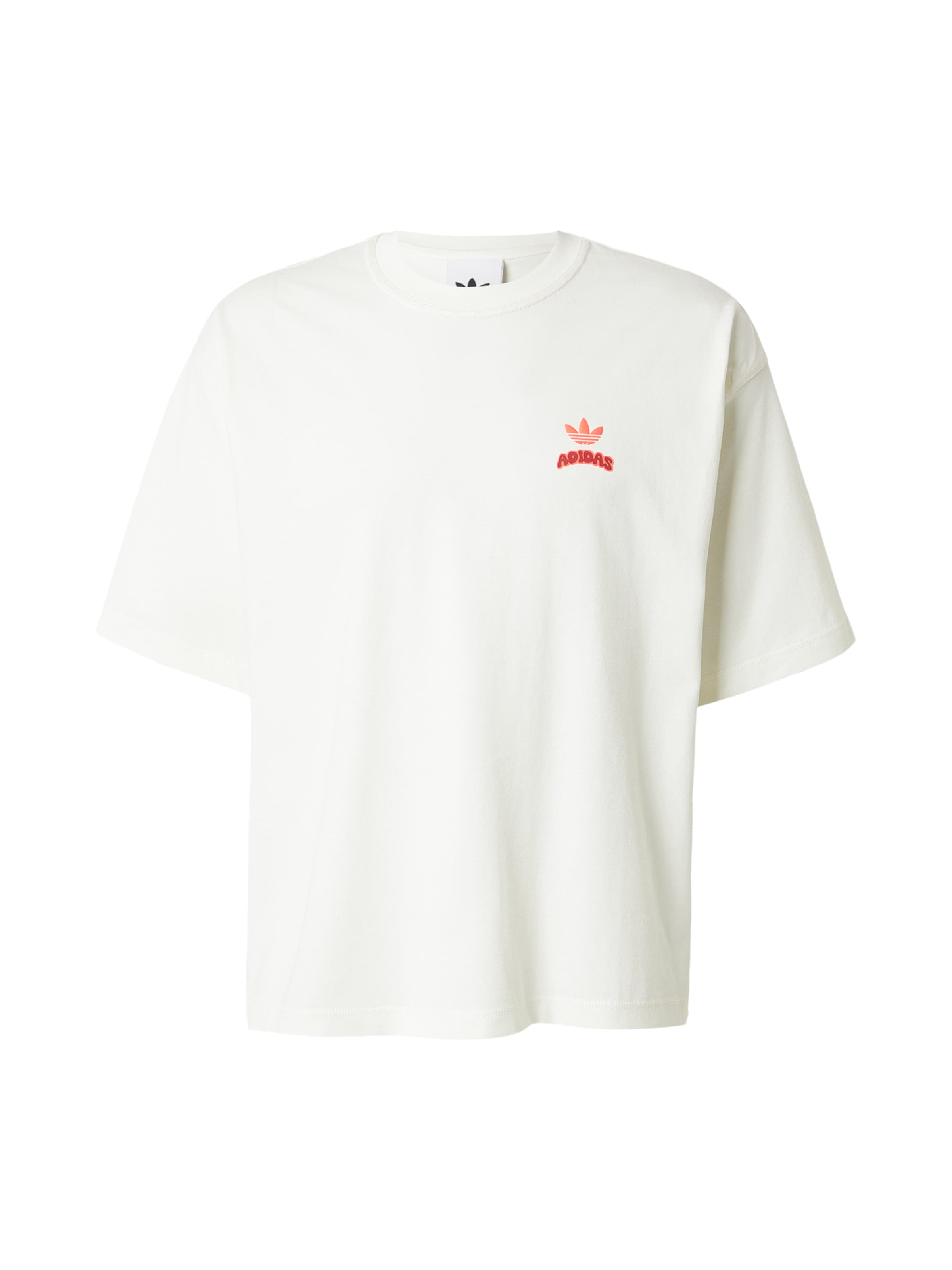 ADIDAS ORIGINALS Shirt 'BURGER' in Orange / White, Item view