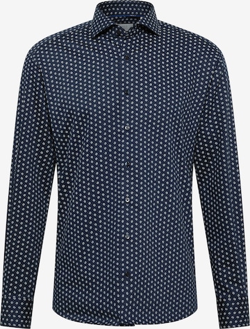 ETERNA Zakelijk overhemd in Blauw: voorkant