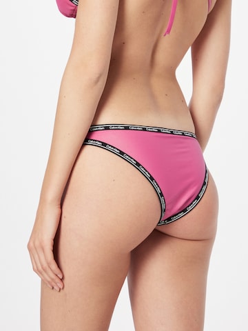 Calvin Klein Swimwear Bikinibroek in Roze