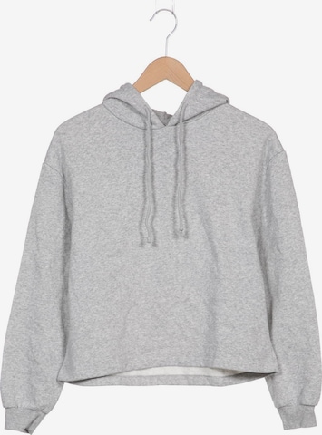PIECES Sweatshirt & Zip-Up Hoodie in S in Grey: front