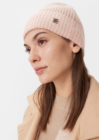 COMMA Beanie in Pink: front