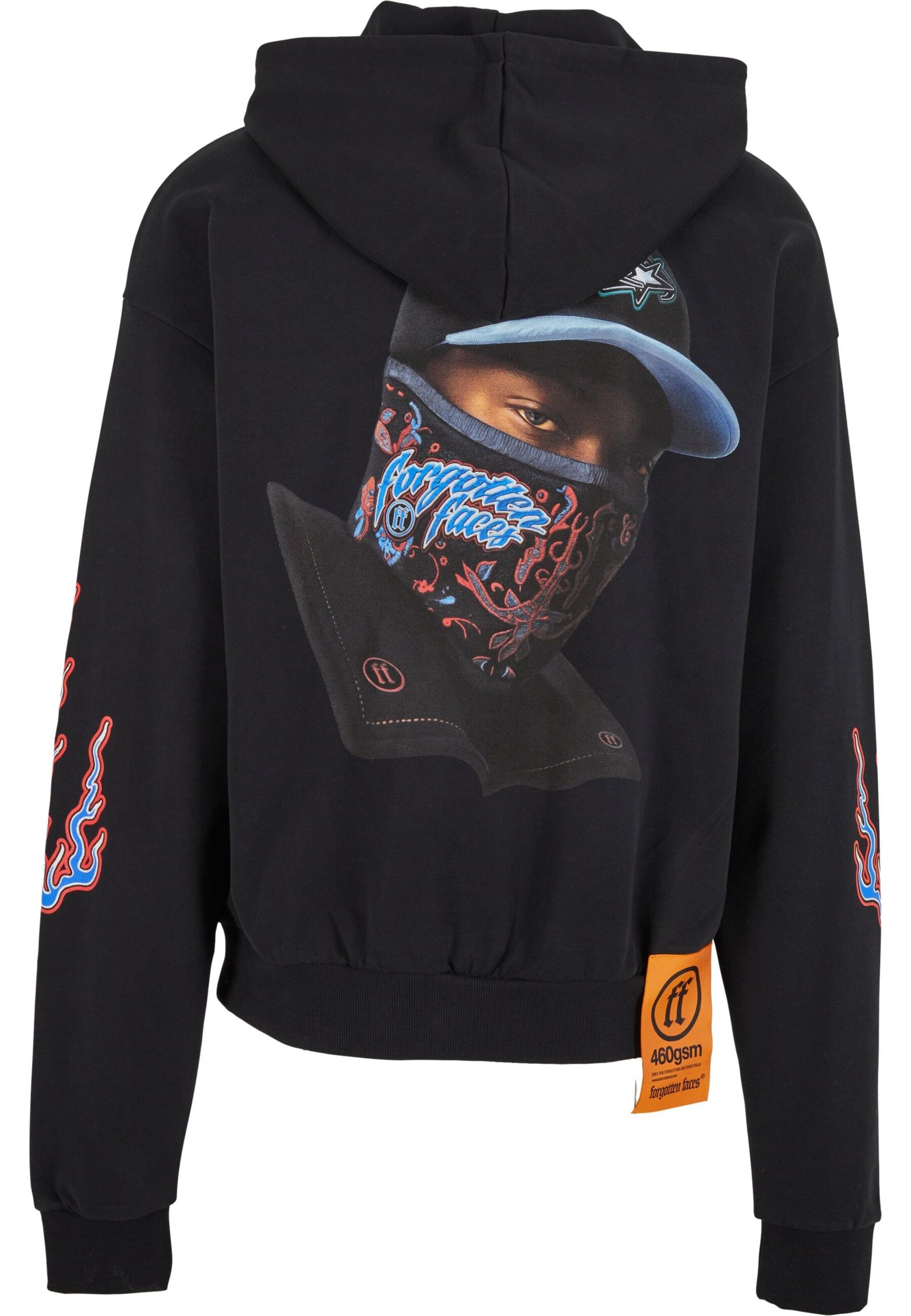 Forgotten Faces Sweatshirt in Schwarz