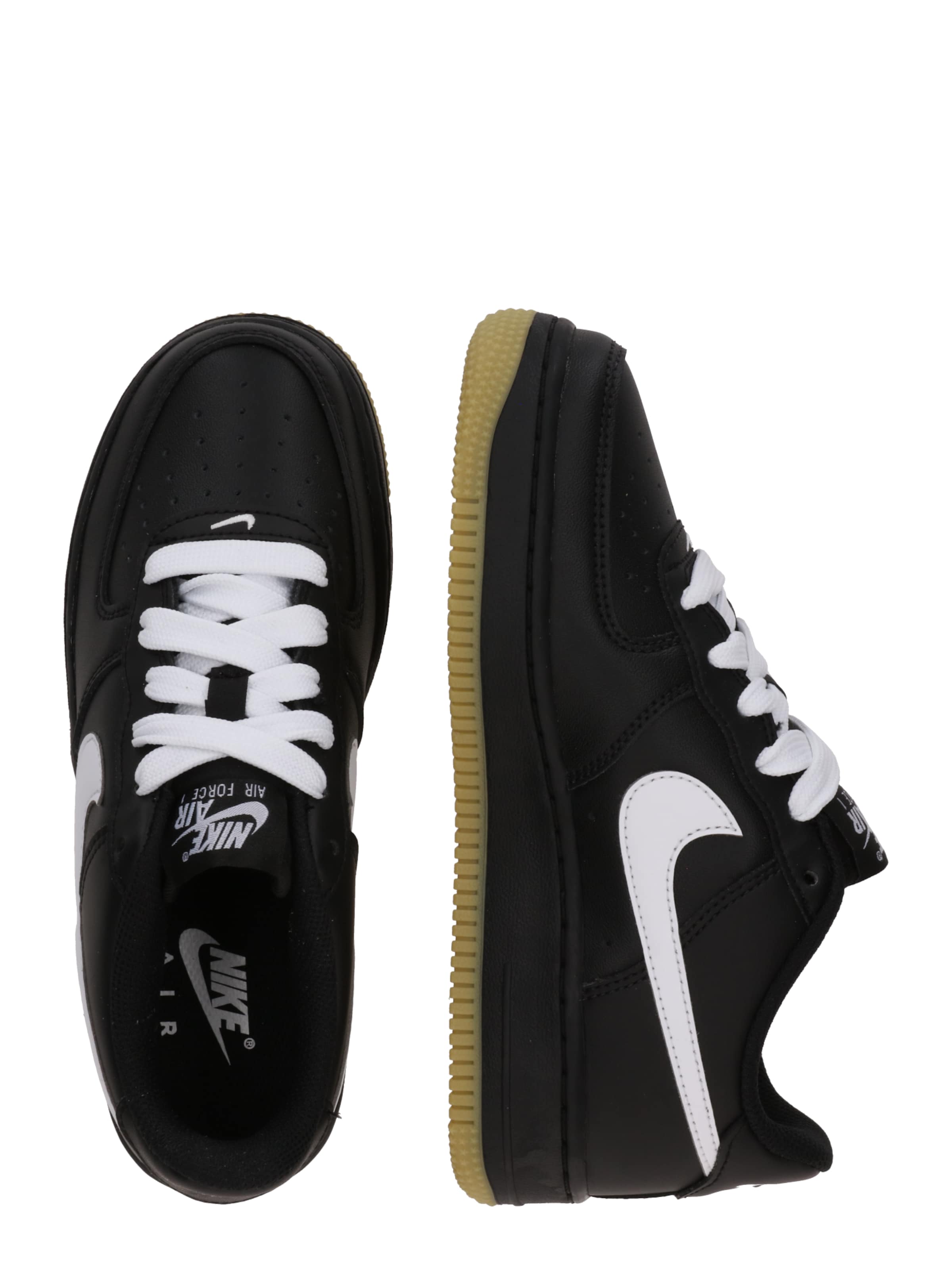Nike Sportswear Trampki 'AIR FORCE 1 LV8' w kolorze czarny