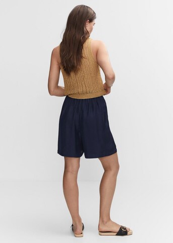 Regular Pantalon 'Elsa' MANGO en bleu
