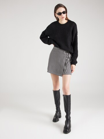 Pull-over oversize QS en noir