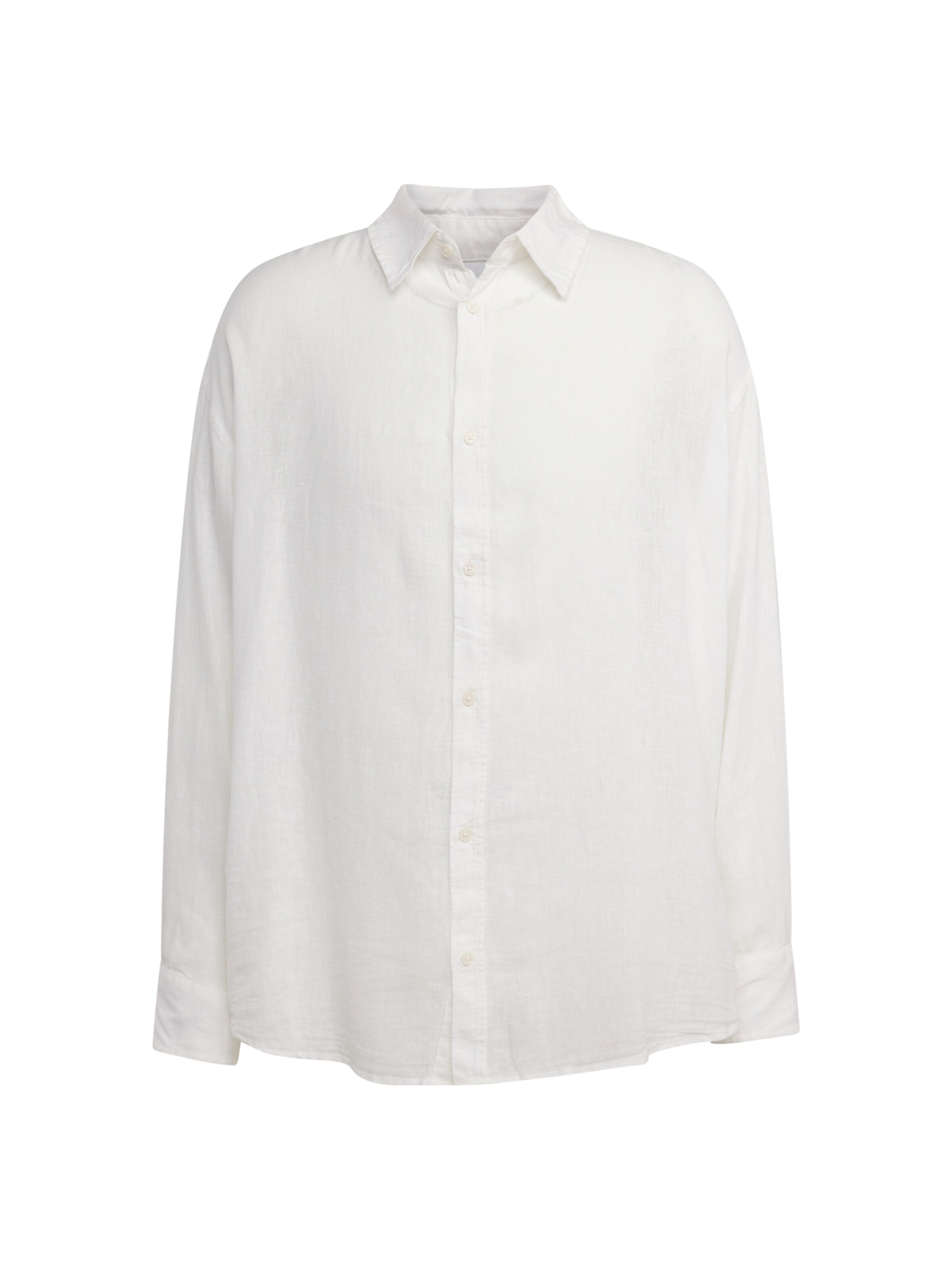 WEEKDAY Regular fit Button Up Shirt in White: front