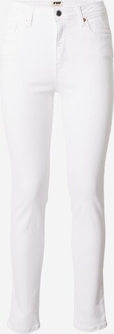 Tally Weijl Skinny Jeans in White: front