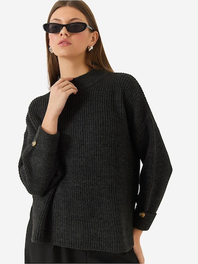 Bianco Lucci Pulover 'Pullover' veličine S-M u tamo siva, Pregled proizvoda