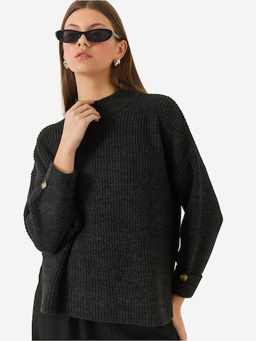 Bianco LucciPulover 'Pullover' - siva boja: prednji dio
