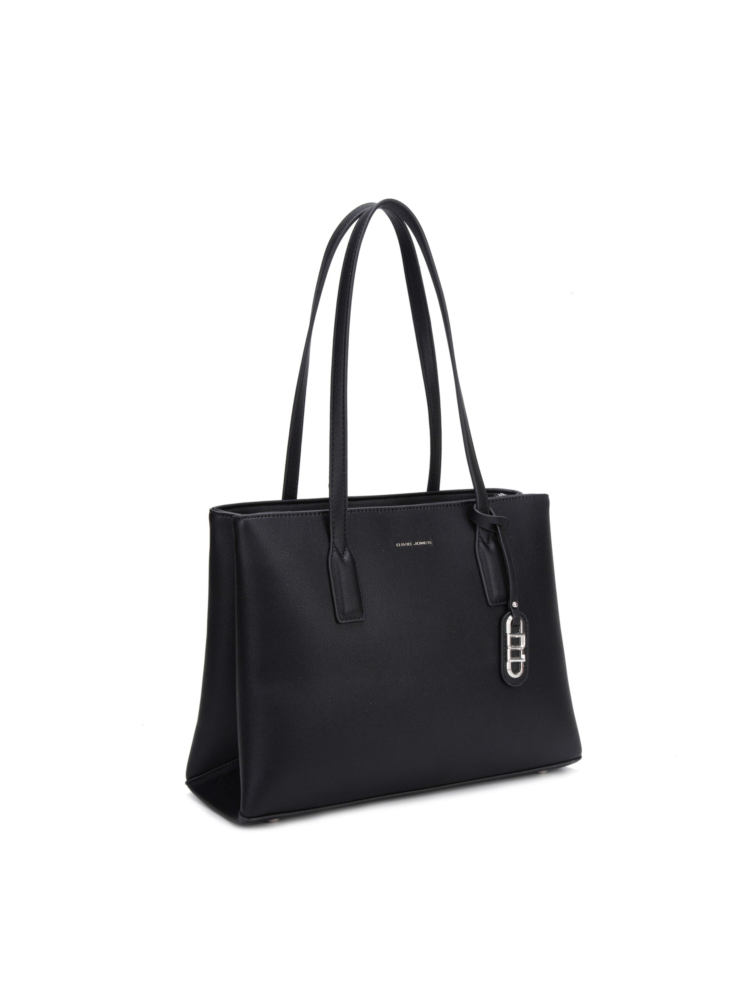 Borsa a spalla 'Borsa a Spalla David Jones Ecopelle Saffiano Doppi Manici' di David Jones in nero