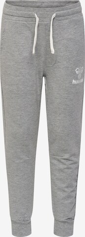 Hummel Tapered Pants 'Proud' in Grey: front