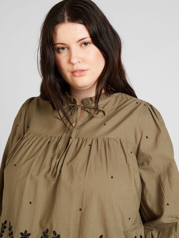 ONLY Carmakoma Blouse 'MIGGY' in Green