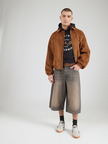 JACK & JONES Sweatshirt 'JWHMILO' i sort