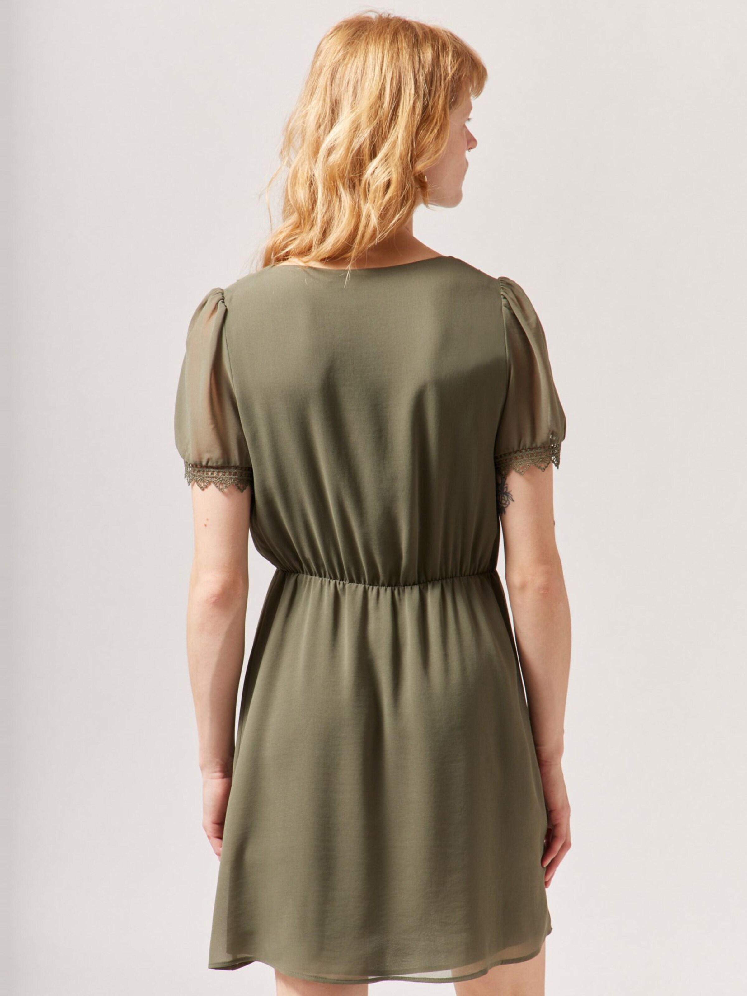 Frauen Kleider NAF NAF Kleid 'Oriana' in Khaki - PP56390 Frauen Kleider NAF NAF Kleid 'Oriana' in Khaki - PP56390