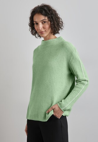 STREET ONE Pullover in Grün: Vorderseite