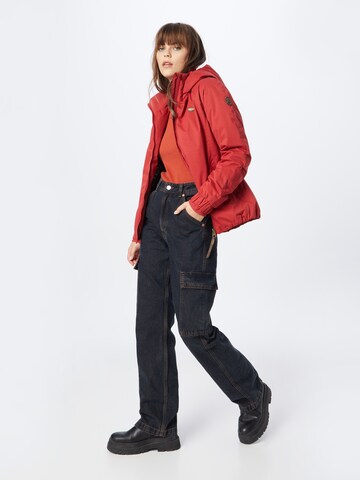 Ragwear Prehodna jakna 'DIZZIE' | rdeča barva
