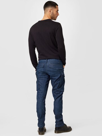 G-Star RAW - Tapered Pantalón vaquero cargo en azul