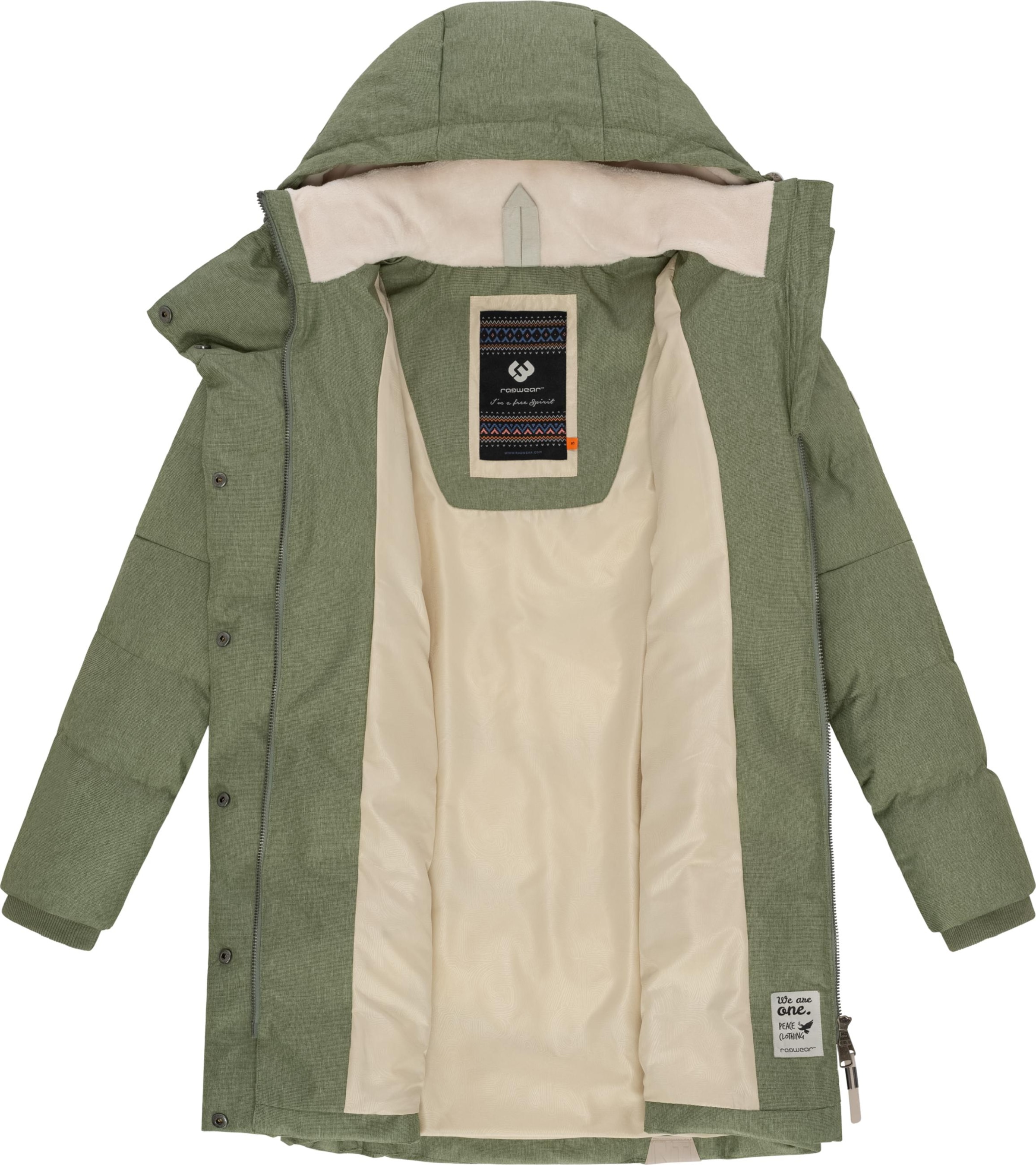 Ragwear Funktionsmantel 'Pavla' in Grün